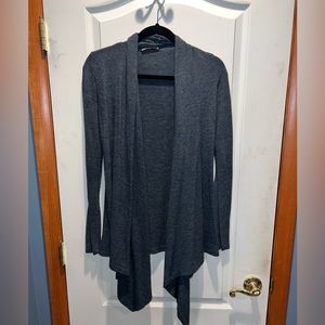 Grey long sleeve cardigan